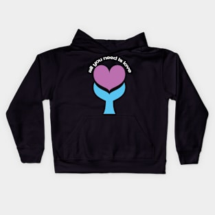 All you need is love Kids Hoodie